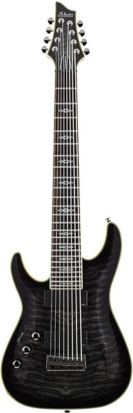 open zoom image for Schecter Hellraiser Special C8 Left-Handed Electric (8-String), See-Thru Black
