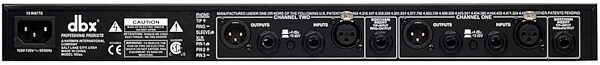 open zoom image for dbx 166XS Dual Compressor Limiter Gate, Rear