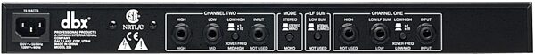 open zoom image for dbx 223S Crossover (Stereo 2-Way, Mono 3-Way), Rear