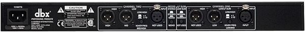open zoom image for dbx 223XS Crossover (Stereo 2-Way, Mono 3-Way), New, Rear