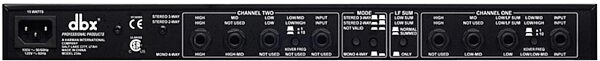 open zoom image for dbx 234S Crossover (Stereo 2- or 3-Way, Mono 4-Way), New, Rear