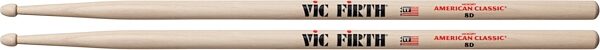 open zoom image for Vic Firth American Classic 8D Wood Drumsticks, New, Action Position Back