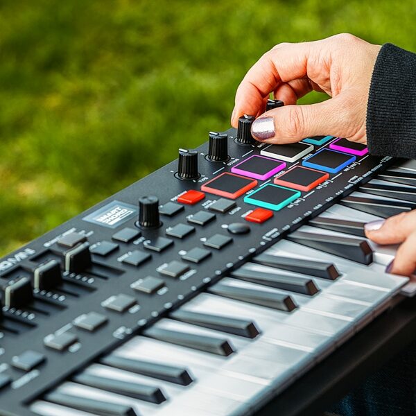 open zoom image for M-Audio Oxygen Pro Mini USB Keyboard Controller, New, Action Position Back