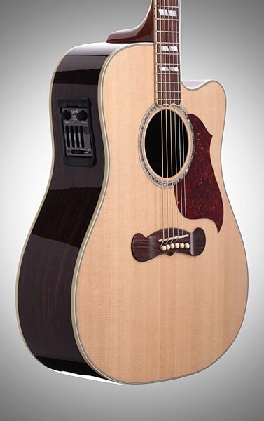 open zoom image for Gibson Songwriter Deluxe Studio EC Acoustic-Electric Guitar (with Case), Full Left Front