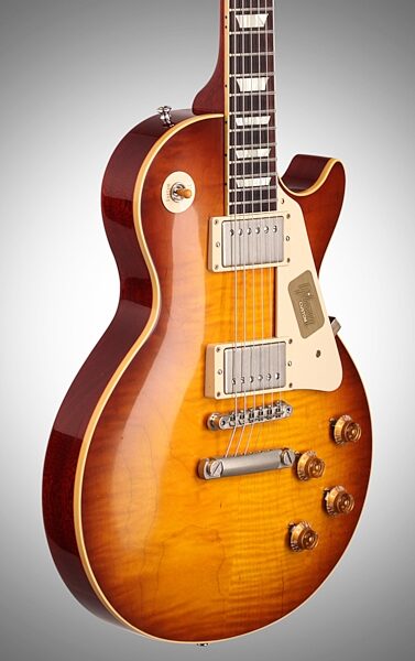open zoom image for Gibson Custom Shop 1958 Les Paul Plaintop VOS 2013 Electric Guitar, Full Left Front