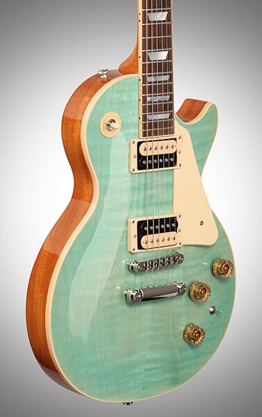 open zoom image for Gibson 2015 Les Paul Classic Electric Guitar (with Case), Full Left Front