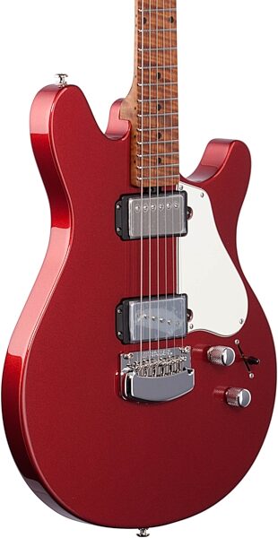 open zoom image for Ernie Ball Music Man Valentine Tremolo Electric Guitar (with Case), Full Left Front