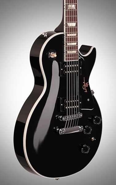 open zoom image for Gibson 2014 Les Paul Signature Min-ETune Electric Guitar (with Case), Full Left Front