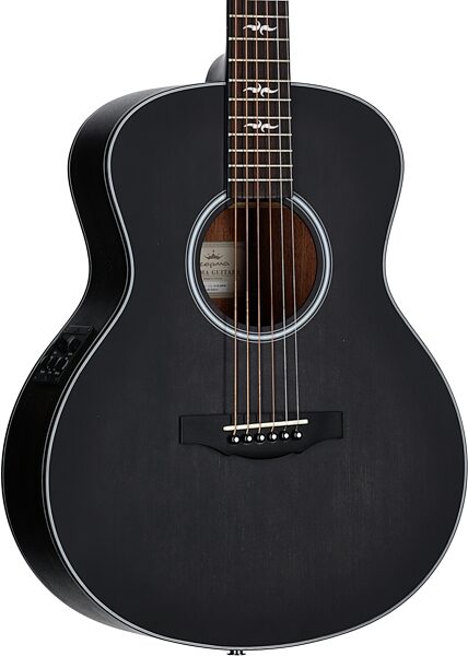 open zoom image for Kepma Club Series M2-131 "Mini 36" Acoustic-Electric Guitar (with Gig Bag), Black, Open Box (Very Good), Full Left Front