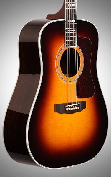 open zoom image for Guild D55 Dreadnought Acoustic Guitar (with Case), Full Left Front