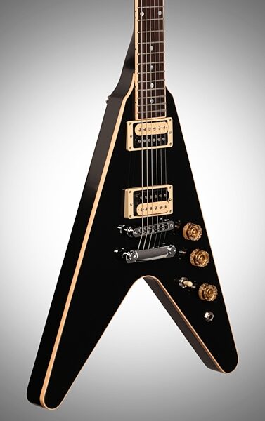 open zoom image for Gibson 2016 HP Flying V Pro Electric Guitar (with Case), Full Left Front