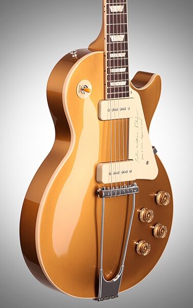 open zoom image for Gibson Les Paul Tribute to Les Electric Guitar (with Case), Full Left Front