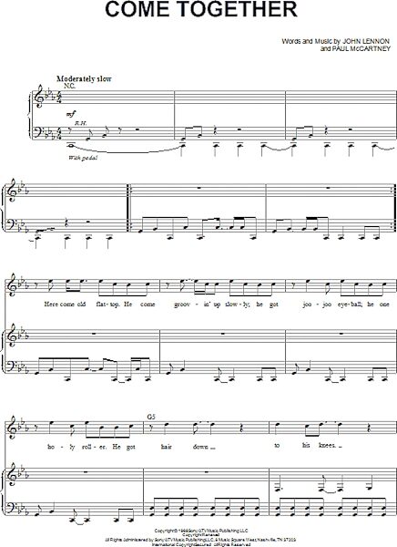 open zoom image for Come Together - Piano Vocal, New, Main