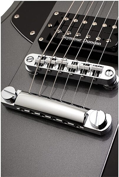 open zoom image for Schecter Ultra II Electric Guitar, Titanium - Bridge
