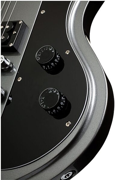 open zoom image for Schecter Ultra II Electric Guitar, Titanium - Controls