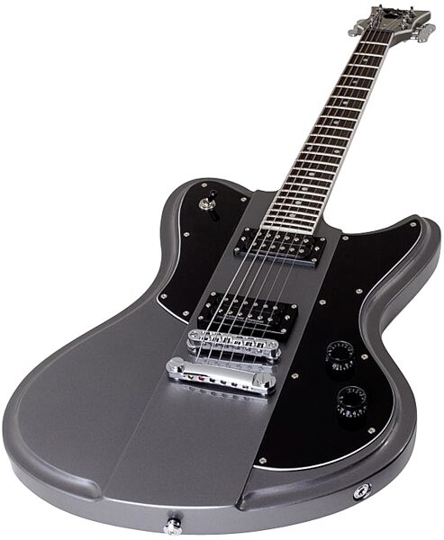 open zoom image for Schecter Ultra II Electric Guitar, Titanium - Flat
