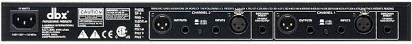 open zoom image for dbx 266XS Dual Compressor and Gate, New, Rear