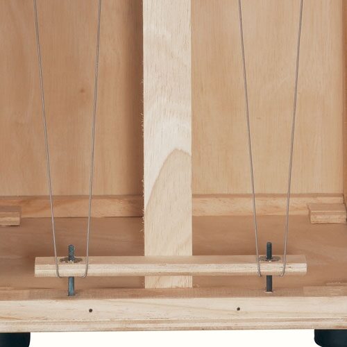 open zoom image for Meinl Headliner Rubber Wood Cajon, Innerds