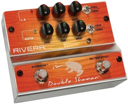 open zoom image for Rivera Double Shaman Overdrive Pedal, Main