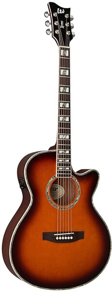 open zoom image for ESP LTD AC10E Xtone Acoustic-Electric Guitar, Tobacco Sunburst