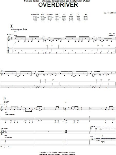 open zoom image for Overdriver - Guitar TAB, New, Main