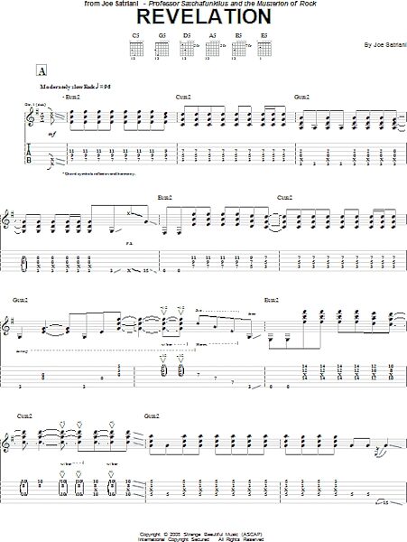 open zoom image for Revelation - Guitar TAB, New, Main