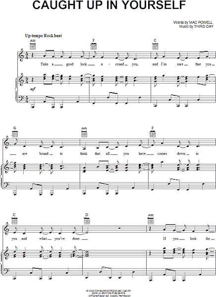 open zoom image for Caught Up In Yourself - Piano/Vocal/Guitar, New, Main