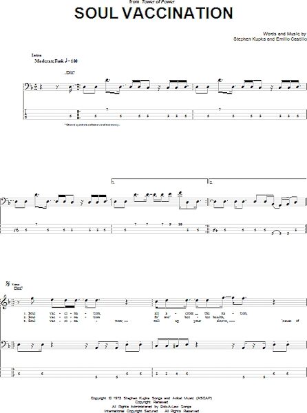 open zoom image for Soul Vaccination - Bass Tab, New, Main