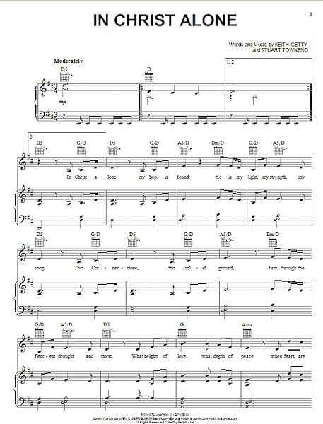 open zoom image for In Christ Alone - Piano/Vocal/Guitar, New, Main