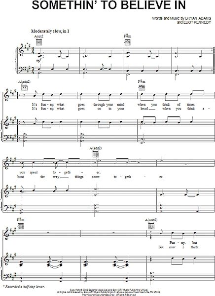 open zoom image for Somethin' To Believe In - Piano/Vocal/Guitar, New, Main