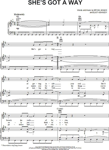 open zoom image for She's Got A Way - Piano/Vocal/Guitar, New, Main