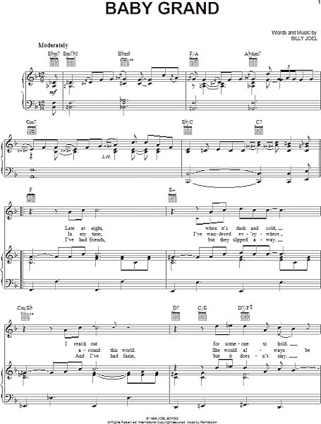 open zoom image for Baby Grand - Piano/Vocal/Guitar, New, Main