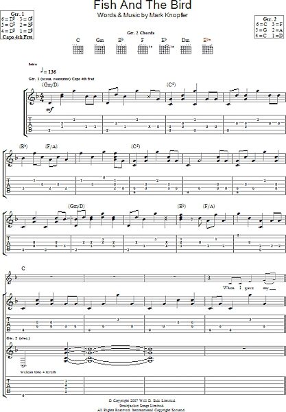 open zoom image for The Fish And The Bird - Guitar TAB, New, Main