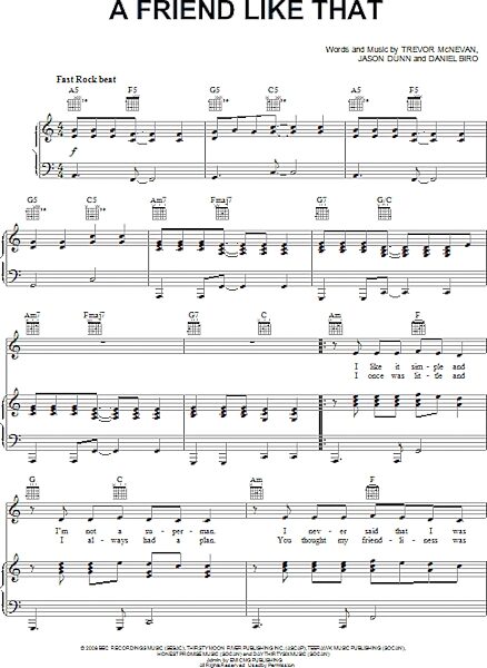 open zoom image for A Friend Like That - Piano/Vocal/Guitar, New, Main