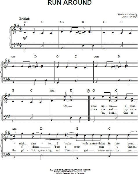open zoom image for Run Around - Easy Piano, New, Main