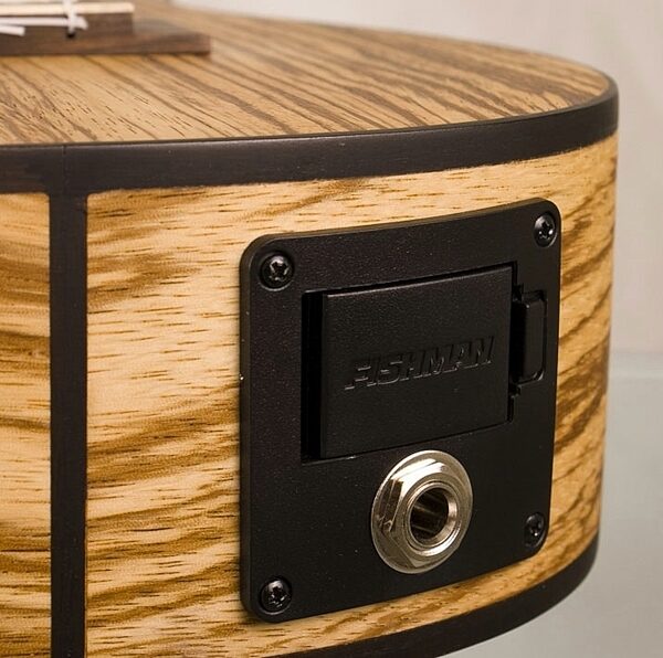 open zoom image for Lanikai SZWCCA Exotic Zebrawood Concert Acoustic-Electric Ukulele, Bottom