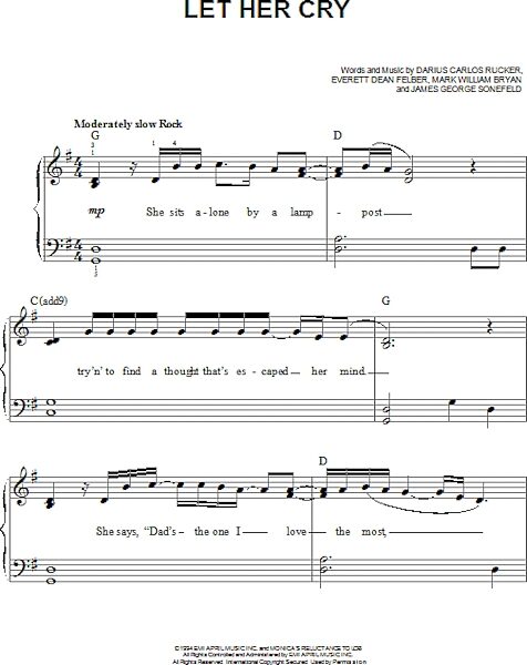 open zoom image for Let Her Cry - Easy Piano, New, Main