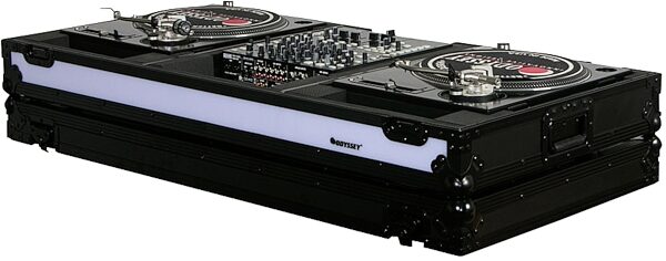 open zoom image for Odyssey FFXBMWBL Flight FX Series DJ Turntable Coffin Case with Wheels, Main