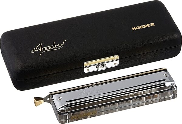 open zoom image for Hohner Amadeus Chromatic Harmonica, Key of C, Action Position Back