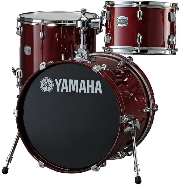 open zoom image for Yamaha SCB8F30 Stage Custom Bebop 3-Piece Drum Shell Kit, Cranberry Red