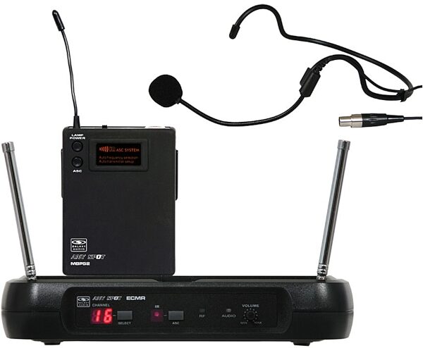 open zoom image for Galaxy ECM UHF Headset Wireless Microphone System, Main