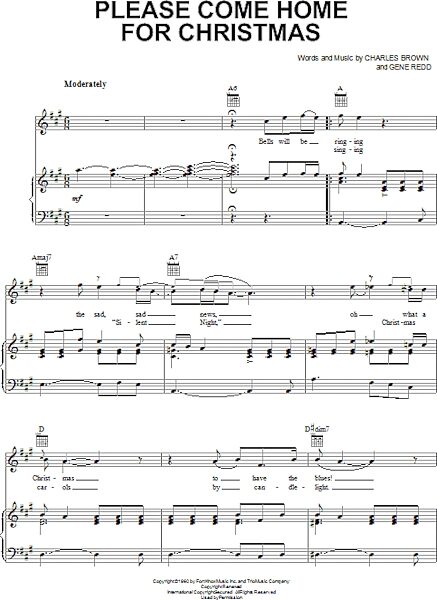 open zoom image for Please Come Home For Christmas - Piano/Vocal/Guitar, New, Main