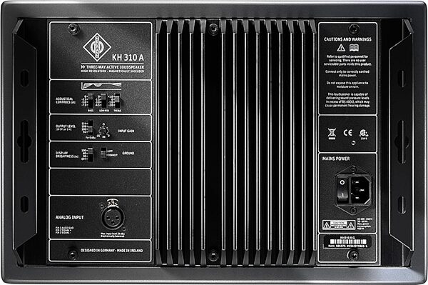 open zoom image for Neumann KH 310A Active 3-Way Studio Monitor, Single Speaker, Left, Rear