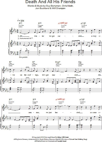 open zoom image for Death And All His Friends - Piano/Vocal/Guitar, New, Main