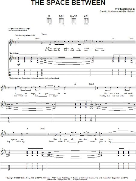 open zoom image for The Space Between - Easy Guitar, New, Main