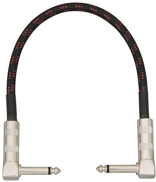 open zoom image for Hot Wires Pedal Coupler Cable, Black, 6 inch, Tweed