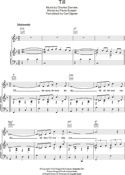 open zoom image for Till - Piano/Vocal/Guitar, New, Main