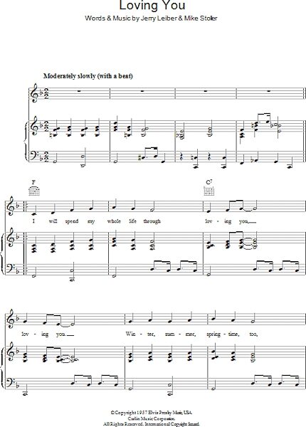 open zoom image for Loving You - Piano/Vocal/Guitar, New, Main