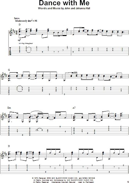 open zoom image for Dance With Me - Guitar Tab Play-Along, New, Main