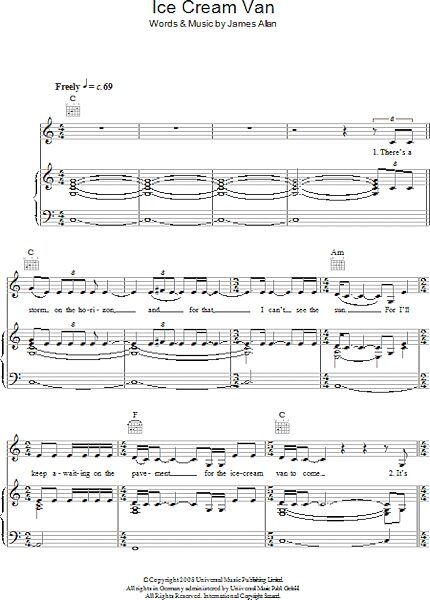 open zoom image for Ice Cream Van - Piano/Vocal/Guitar, New, Main